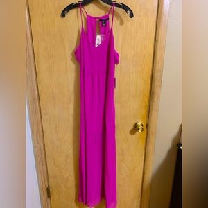 New. Long Dress. Fuchsia Azalea Color. Size Small.